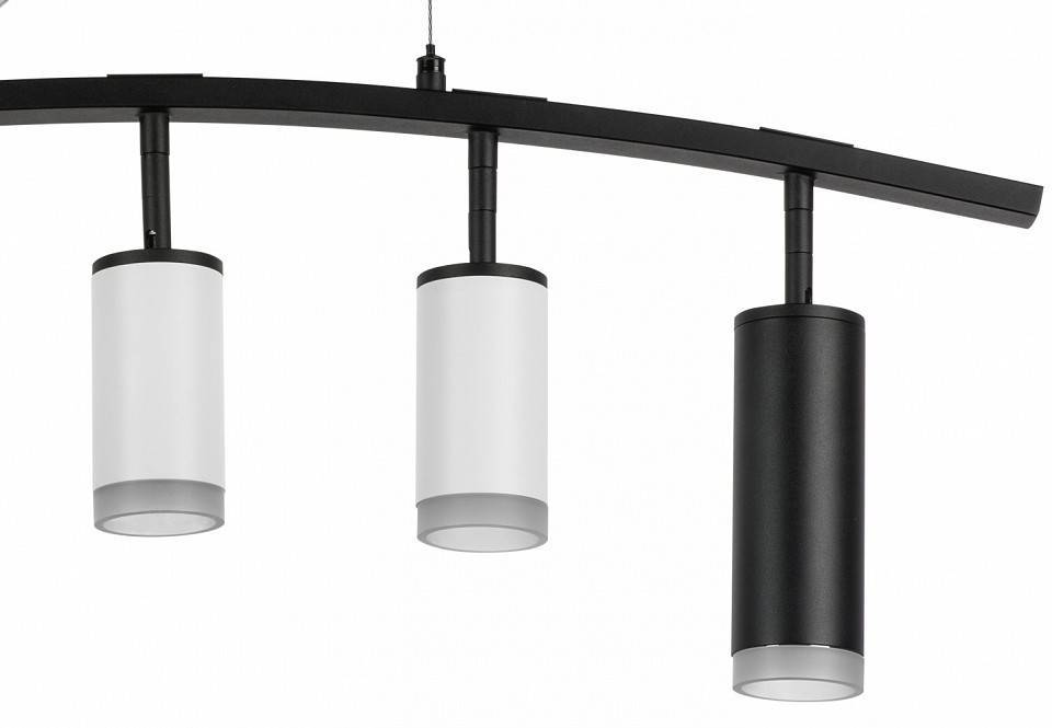 Подвесной светильник Lightstar Rullo 5xGU10 черный/хром LR7358723630