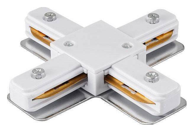 Соединитель X-образный для треков Lucia Tucci Concone белый LTP-CN001X-W