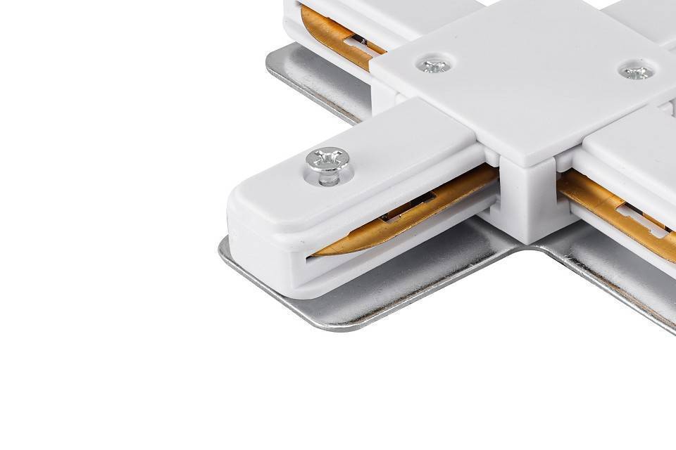 Соединитель X-образный для треков Lucia Tucci Concone белый LTP-CN001X-W