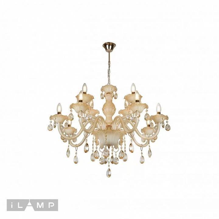 Подвесная люстра iLamp Asia 81072-8+4 WH