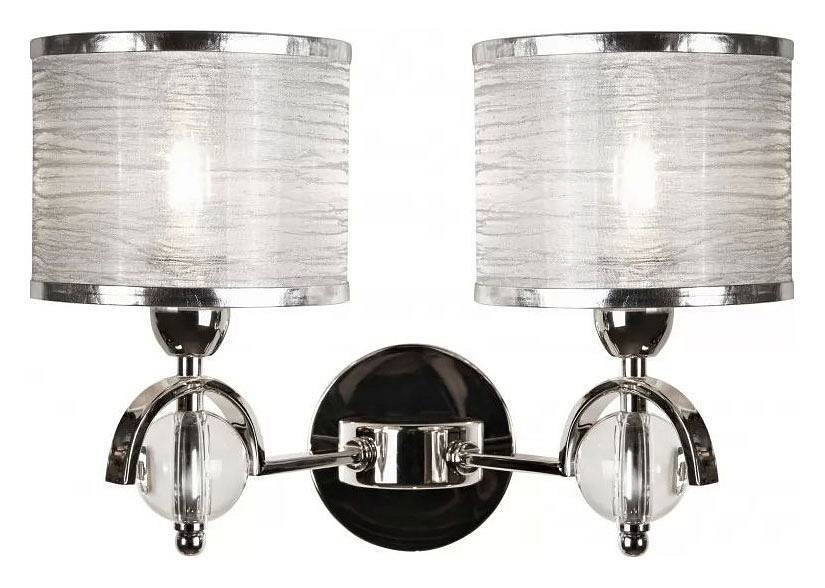 Бра iLamp Chelsea W2400-2 Nickel