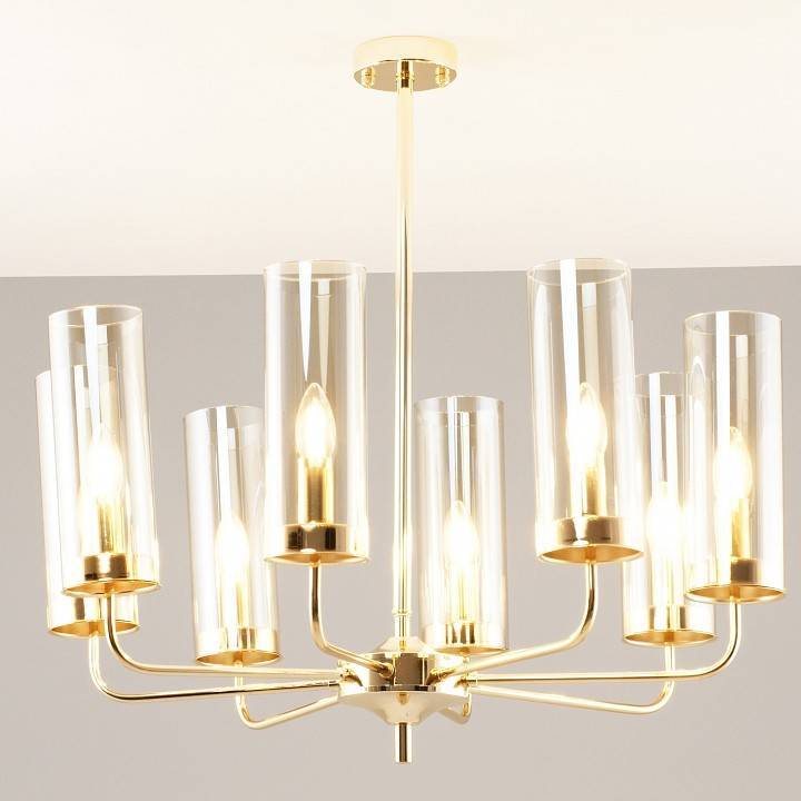 Люстра на штанге Moderli Metric 8 ламп V10021-8P