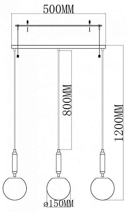 Подвесной светильник Moderli Scrumbel V11565-3P