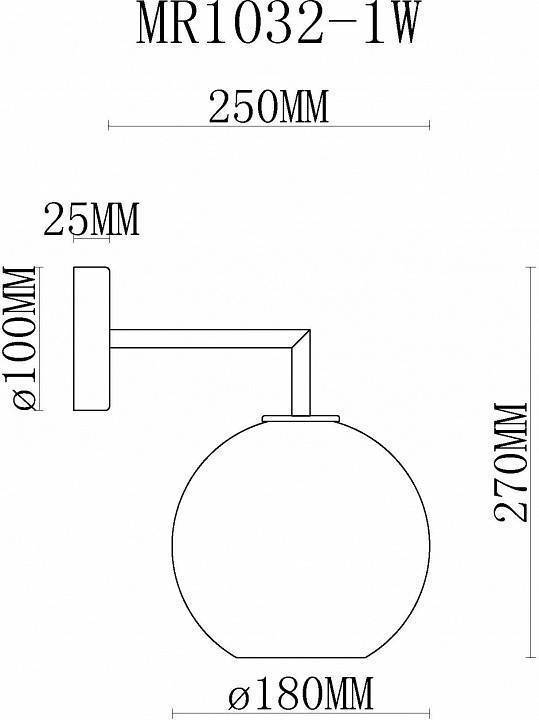 Бра MyFar Stiven MR1032-1W