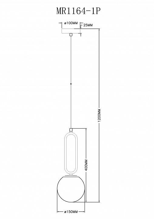 Подвесной светильник MyFar Pierre MR1164-1P