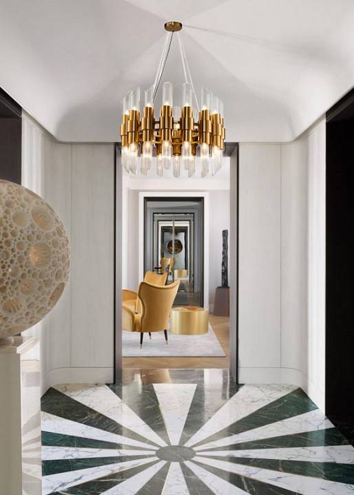 Люстра подвесная Milosh Tendence 773 32 лампы 0773CL-32AB