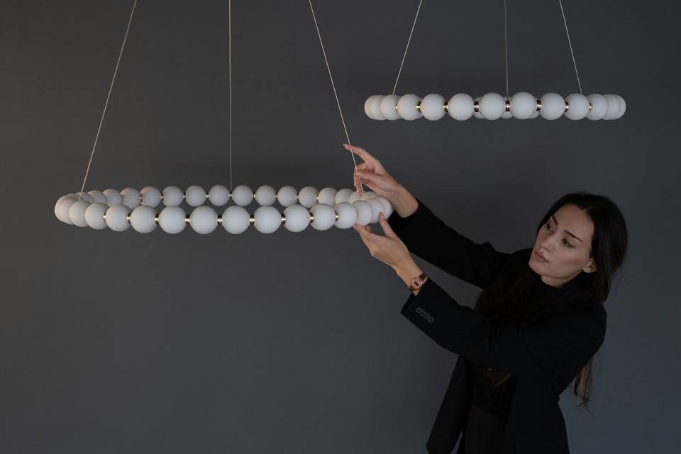 Люстра подвесная Milosh Tendence 851 81 лампа 0851CL-81GD