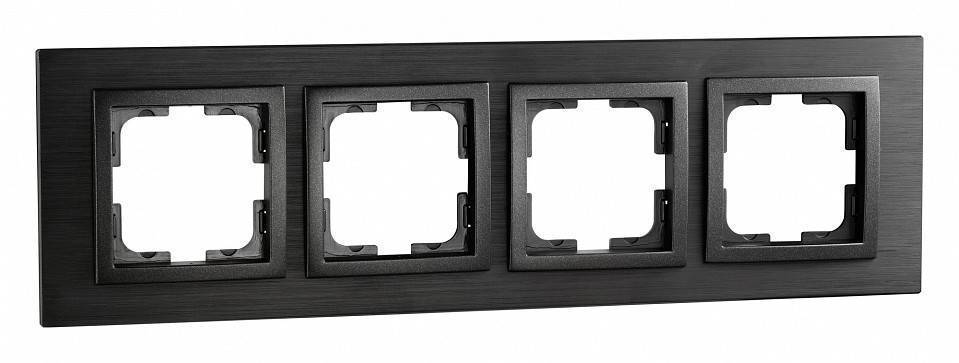 Рамка на 4 поста Mono Electric Style Aluminium 107-820000-163