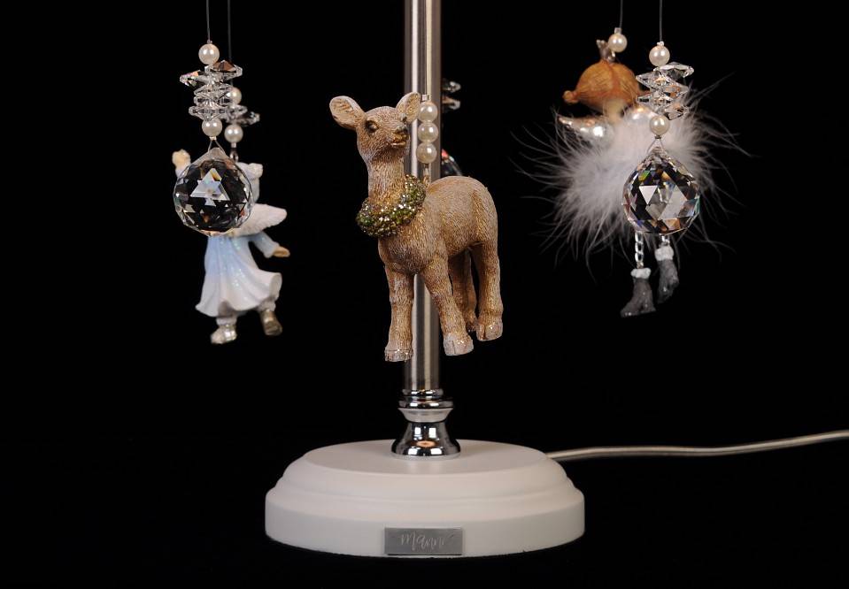 Настольная лампа декоративная Manne Manne TL.7722-1CR.W-BLUE