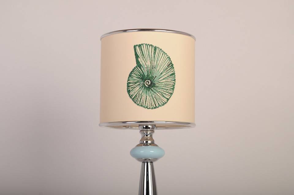 Настольная лампа декоративная Manne TL.7737-1BL TL.7737-1BL (зеленая ракушка) настольная лампа 1л