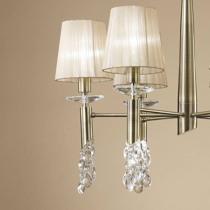 Подвесная люстра Mantra Tiffany 5 ламп 3871