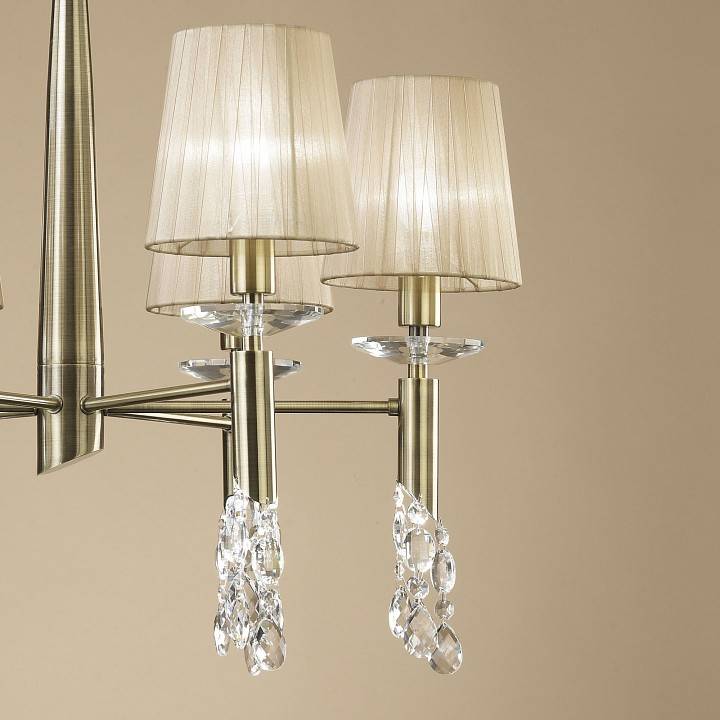 Подвесная люстра Mantra Tiffany 5 ламп 3871