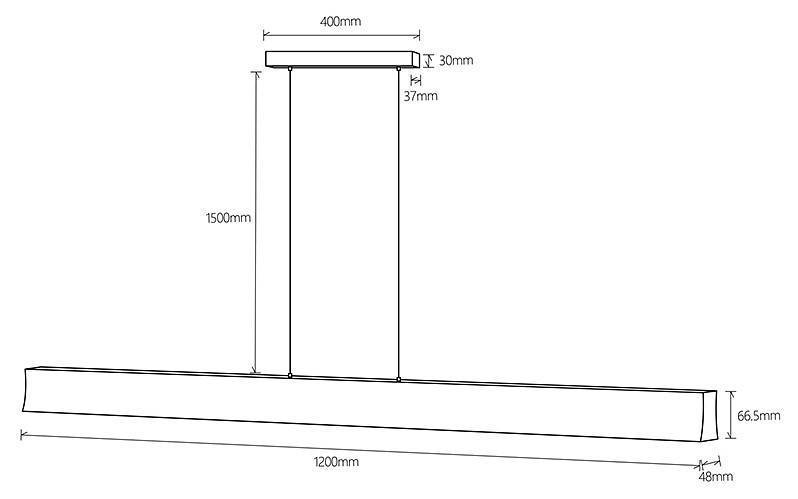 Подвесной светильник Mantra Hanok 7543