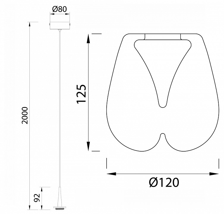 Подвесной светильник Mantra Andromeda 8931/8944