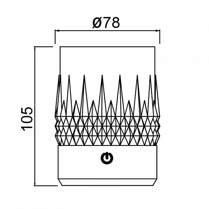 Стакан Mantra LAX 9082