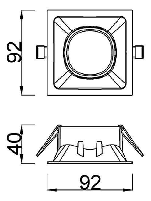 Встраиваемый светильник Mantra Comfort Gu10 C0163