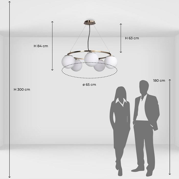 Подвесной светильник DeMarkt Оливия 306014505