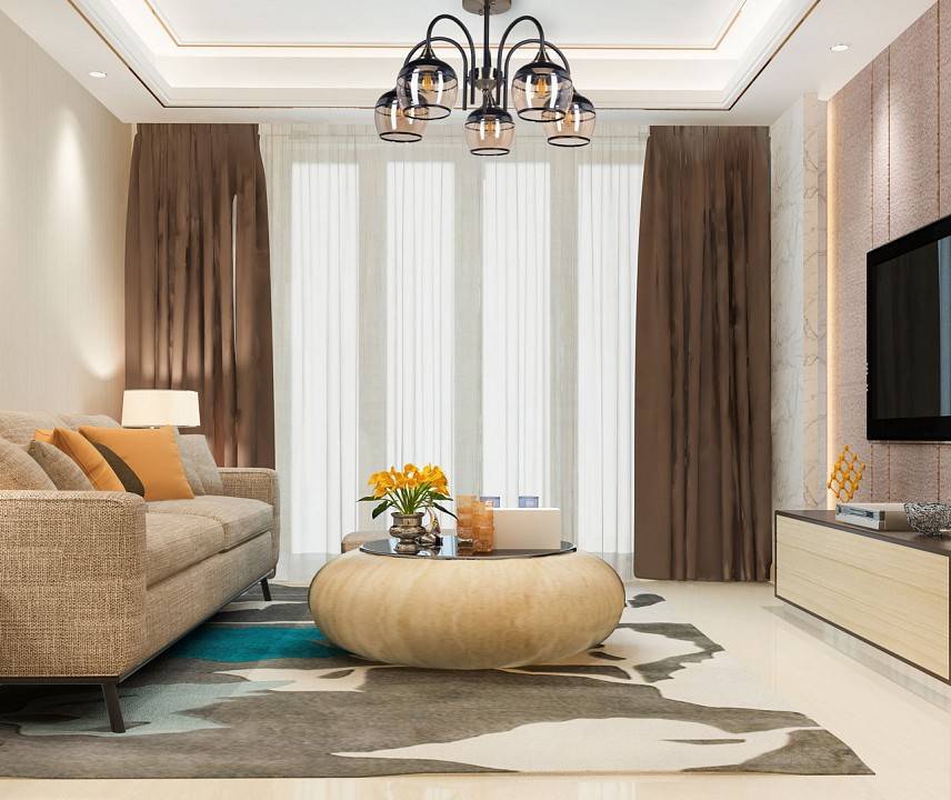 Люстра на штанге De City Блеск 5 ламп 315015605