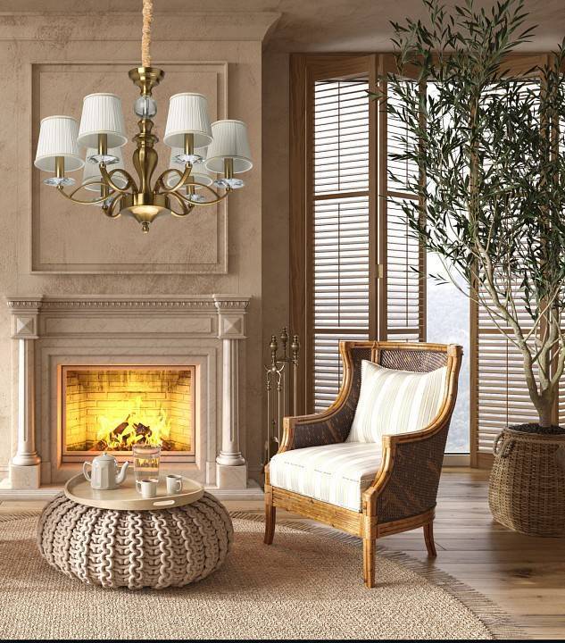 Подвесная люстра Chiaro Сильвия 6 ламп 404010606