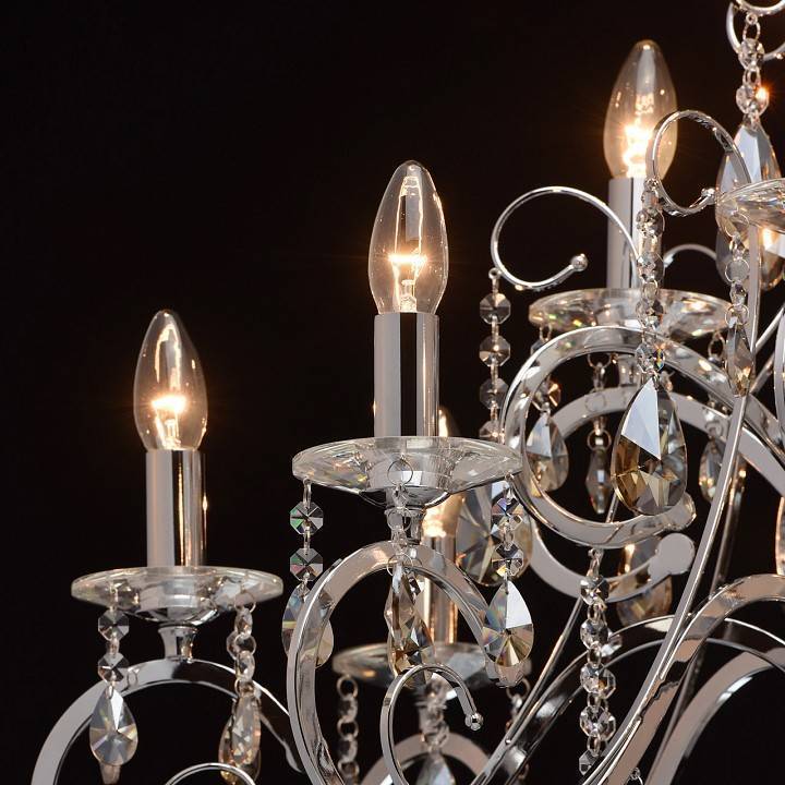 Подвесная люстра Chiaro Сюзанна 3 12 ламп 458011012