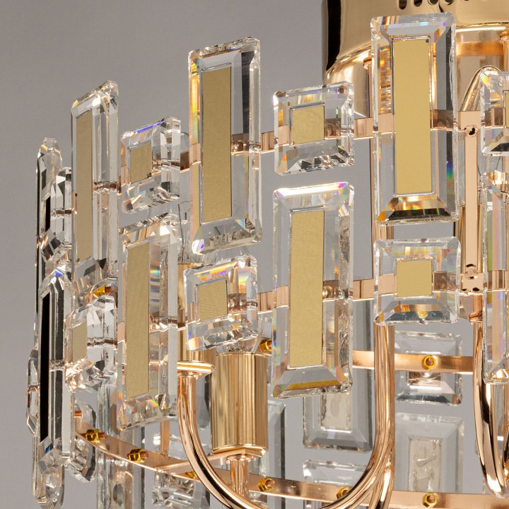 Люстра на штанге De City Арман 9 6 ламп 462012206