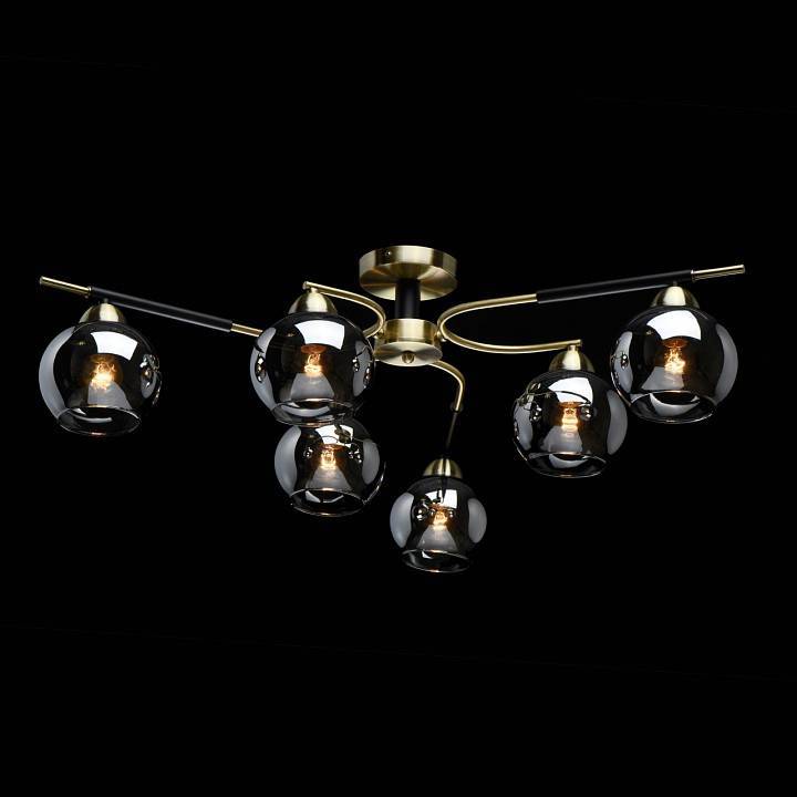 Люстра потолочная DeMarkt Гамбург 6x60 Вт E14 605014606