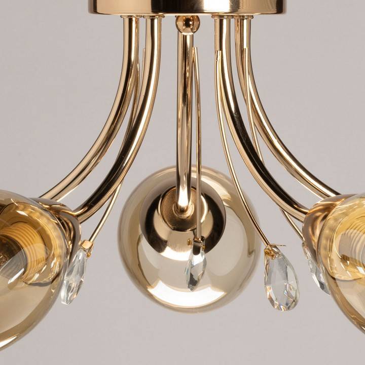 Люстра на штанге De City Нежность 5x60 Вт E27 676017305