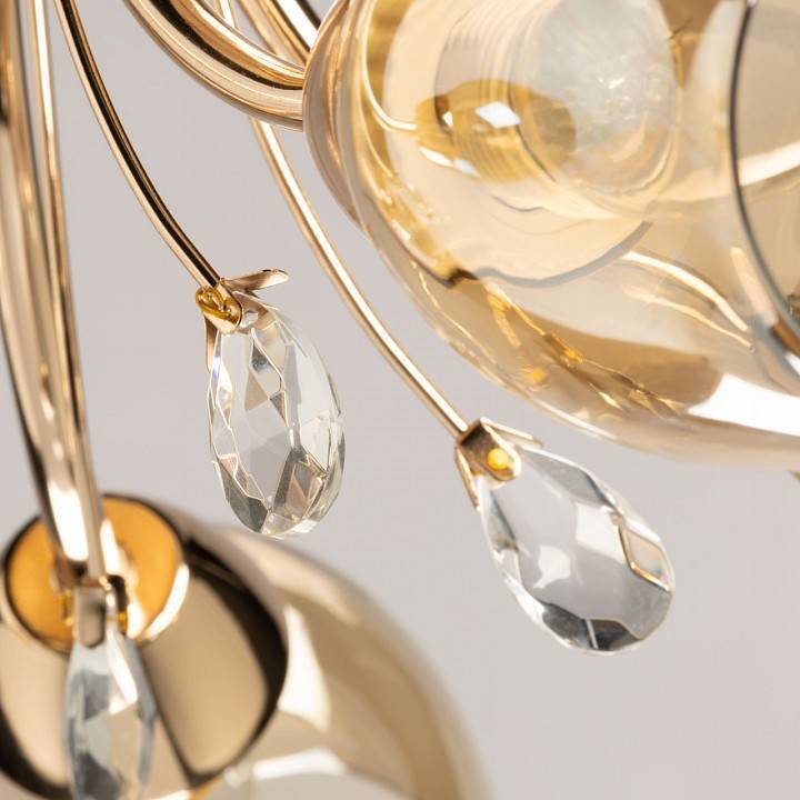 Люстра на штанге De City Нежность 5x60 Вт E27 676017305