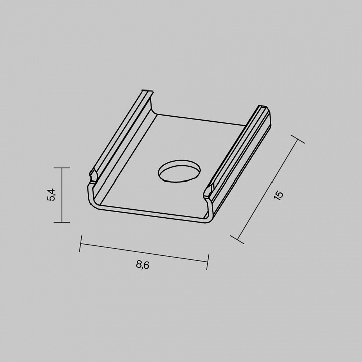 Крепление для накладного монтажа Maytoni Exility 642016
