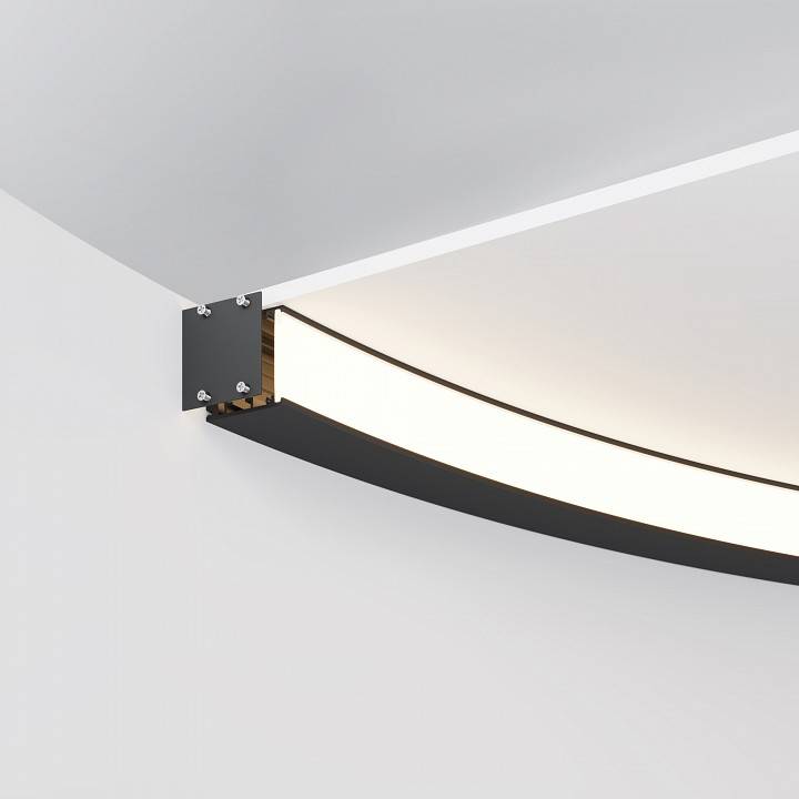 Профиль накладной Maytoni Led strip 90° 1.5 м ALM-3535R-B-IN-90°-1.5M