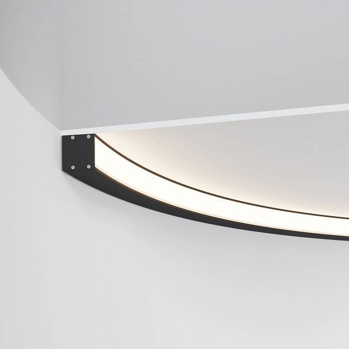 Профиль накладной Maytoni Led strip 90° 1.5 м ALM-3535R-B-IN-90°-1.5M