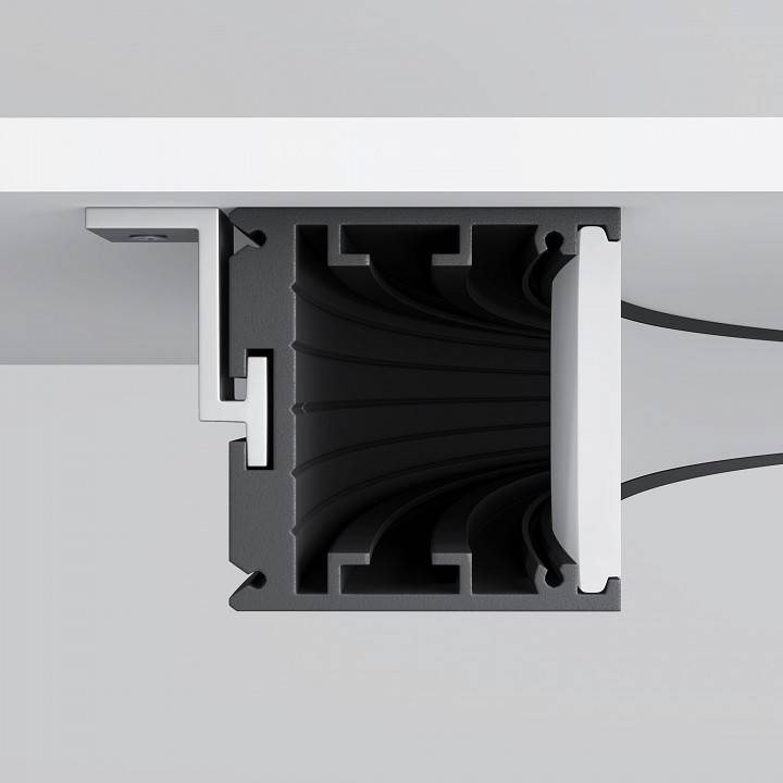 Профиль накладной Maytoni Led strip 90° 1.5 м ALM-3535R-B-IN-90°-1.5M