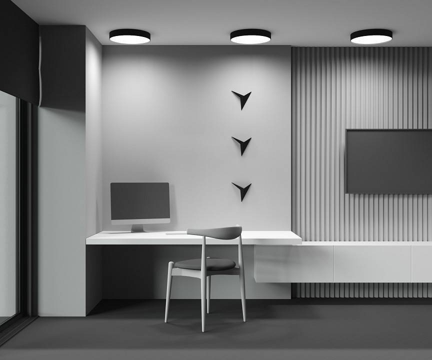 Накладной светильник Maytoni Zon C032CL-45W2.7K-RD-B