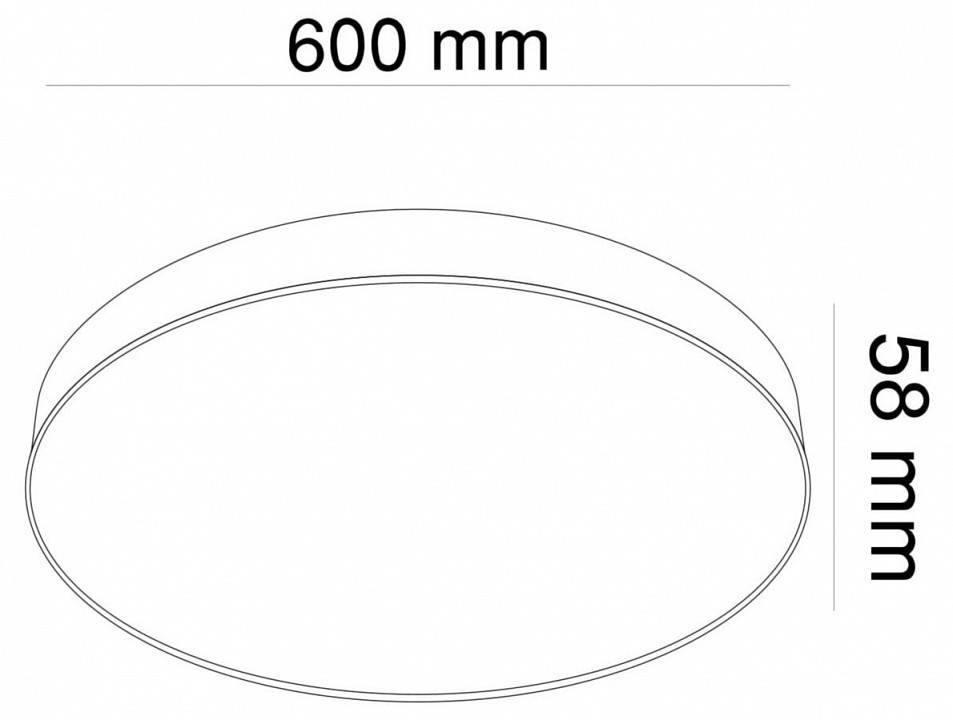 Накладной светильник Maytoni Zon LED 96 Вт 4000K матовое золото круглый C032CL-L96MG4K