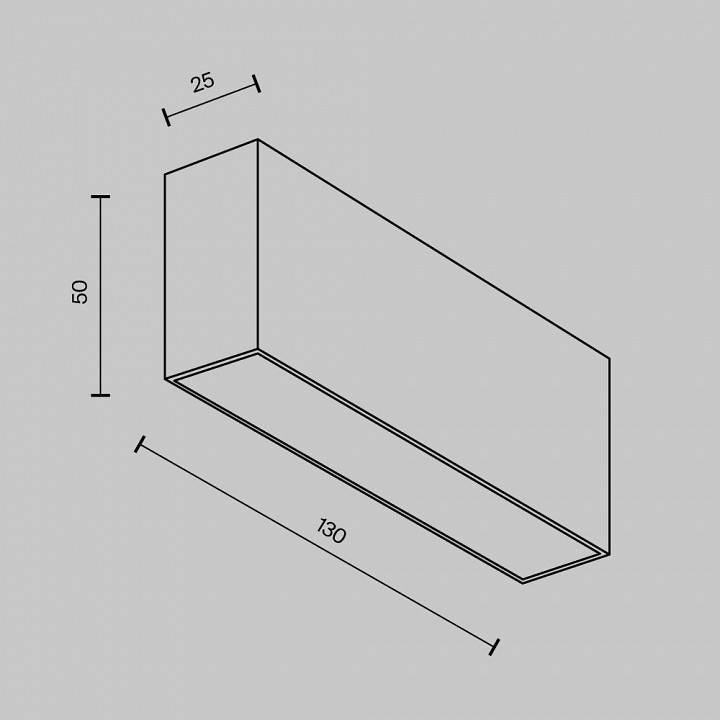 Накладной светильник Maytoni Basis C068CL-12W3-6K-W