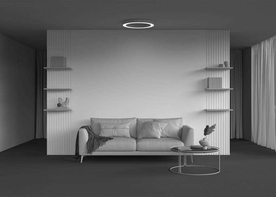 Накладной светильник Maytoni Lua C093CL-45W3K-W