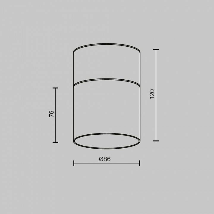 Накладной светильник Maytoni Glory C094CL-GX53-W