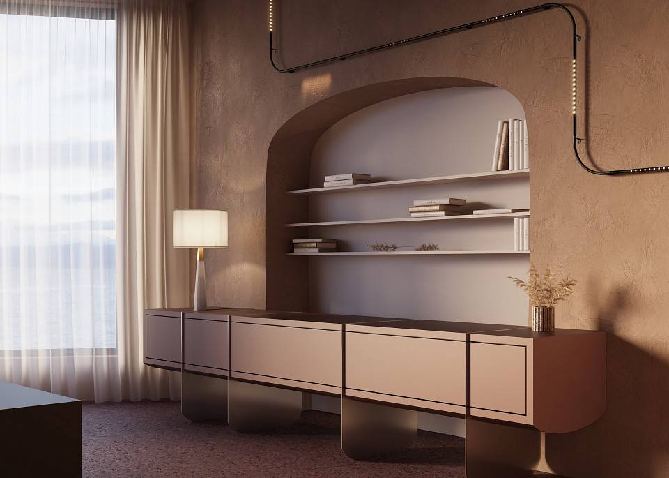 Модульный светильник Maytoni Points C101CL-L1000-24W3-6K-BS