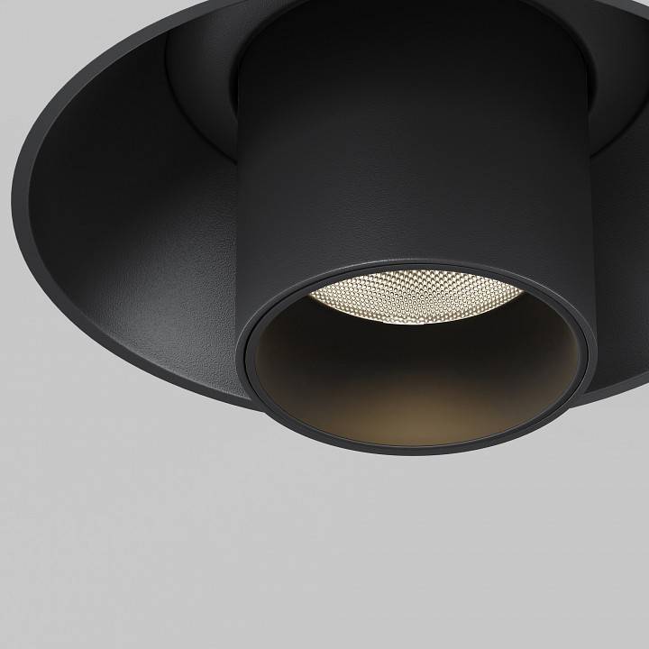 Встраиваемый светильник Maytoni Focus T 7 Вт 3000 K черный C140TRS-L300-7W3K-B