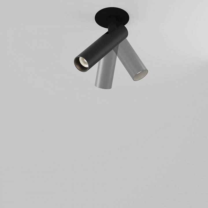 Встраиваемый светильник Maytoni Focus T 6 Вт 3000 K черный C141RS-L125-6W3K-B