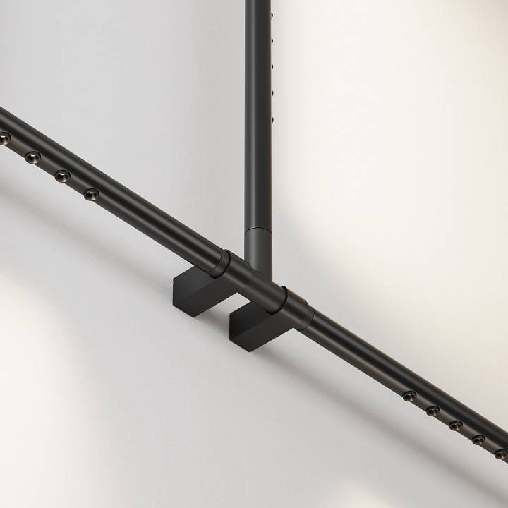 Соединитель T-образный для модульных светильников Maytoni Accessories for system Axity CA007TC-B