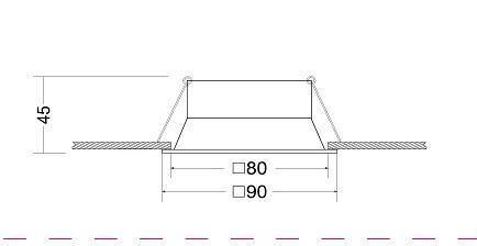 Встраиваемый светильник Maytoni Dot DL029-2-01B