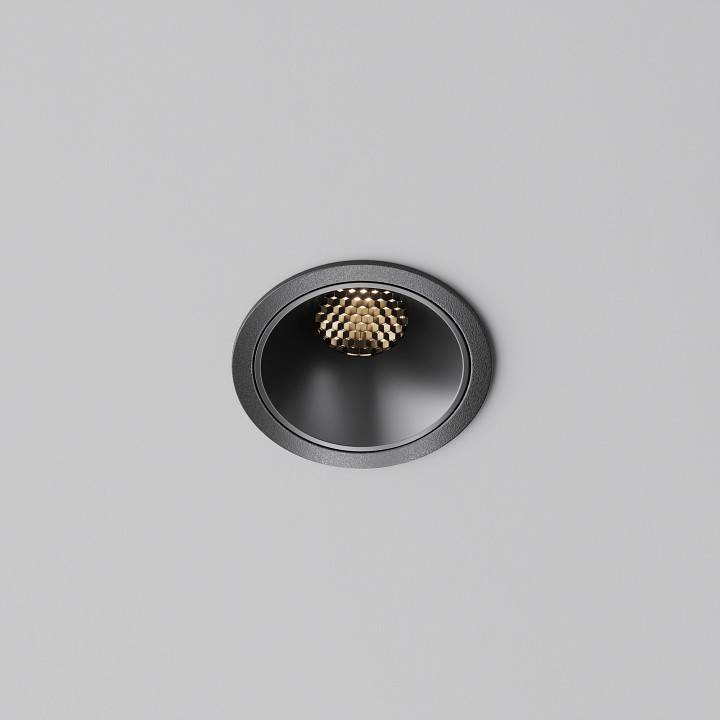 Встраиваемый светильник Maytoni Alfa LED DL043-01-10W3K-RD-B-1