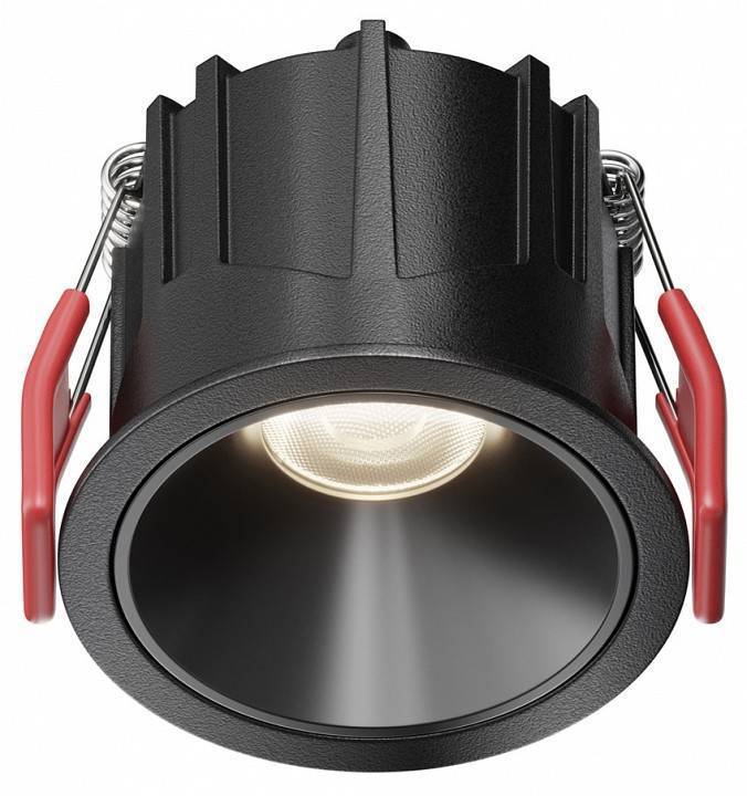 Встраиваемый светильник Maytoni Alfa LED DL043-01-10W4K-RD-B-1