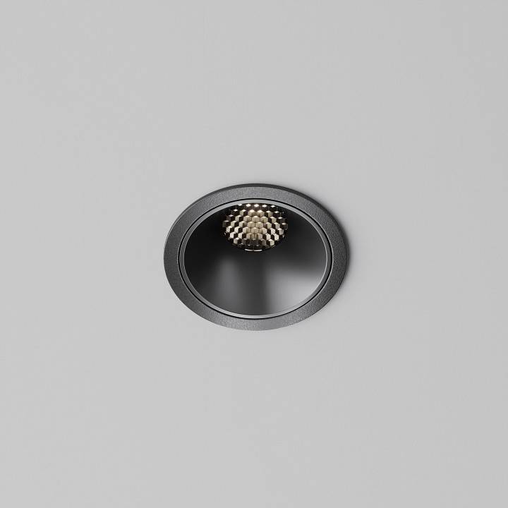 Встраиваемый светильник Maytoni Alfa LED DL043-01-10W4K-RD-B-1