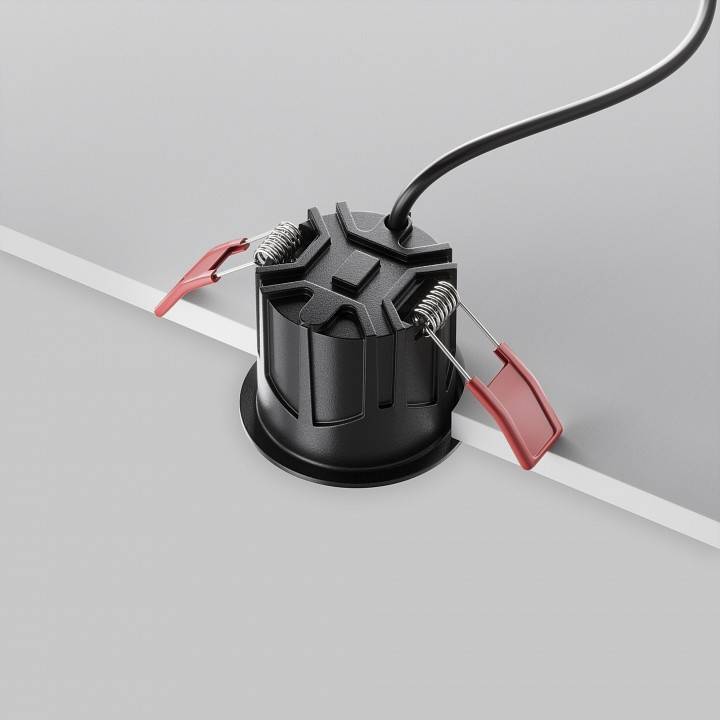 Встраиваемый светильник Maytoni Alfa LED DL043-01-10W4K-RD-B-1