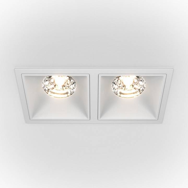 Встраиваемый светильник Maytoni Alfa 15 Вт 4000 K квадратный белый DL043-02-15W4K-SQ-W