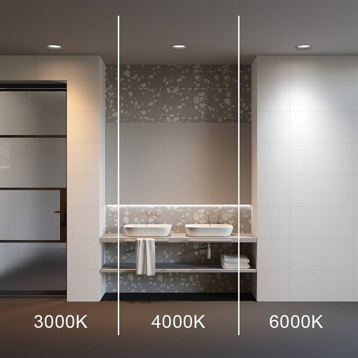 Встраиваемый светильник Maytoni Okno 24 Вт 3000-6000K черный DL055-24W3-4-6K-B