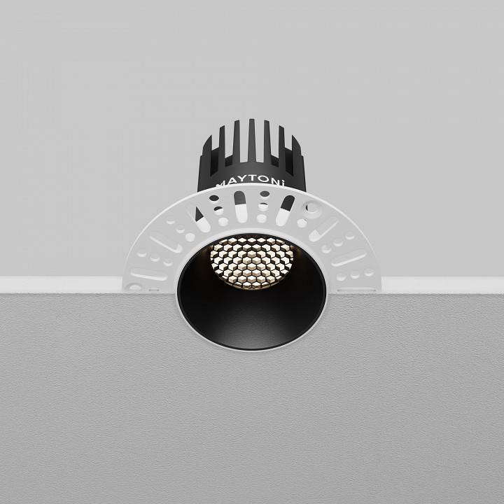 Встраиваемый светильник Maytoni Dip DL119-10W-4K-TRS-B