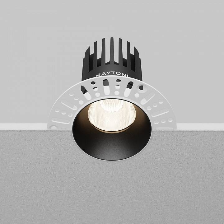 Встраиваемый светильник Maytoni Dip DL121-15W-4K-TRS-B